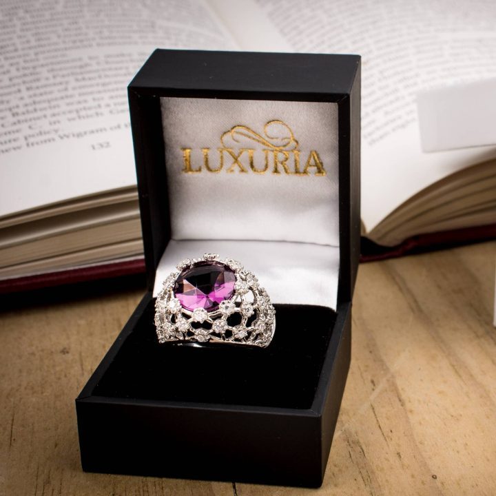 LUXR116-7 Make a statement with a cocktail ring from Luxuria Jewelry brand