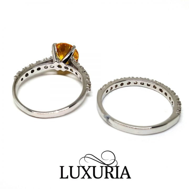 LUXR155-4 Luxuria 925 silver engagement rings