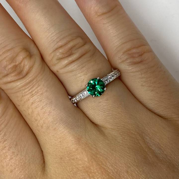 Cheaper engagement rings emerald