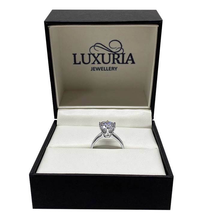 3 carat cubic zirconia engagement rings