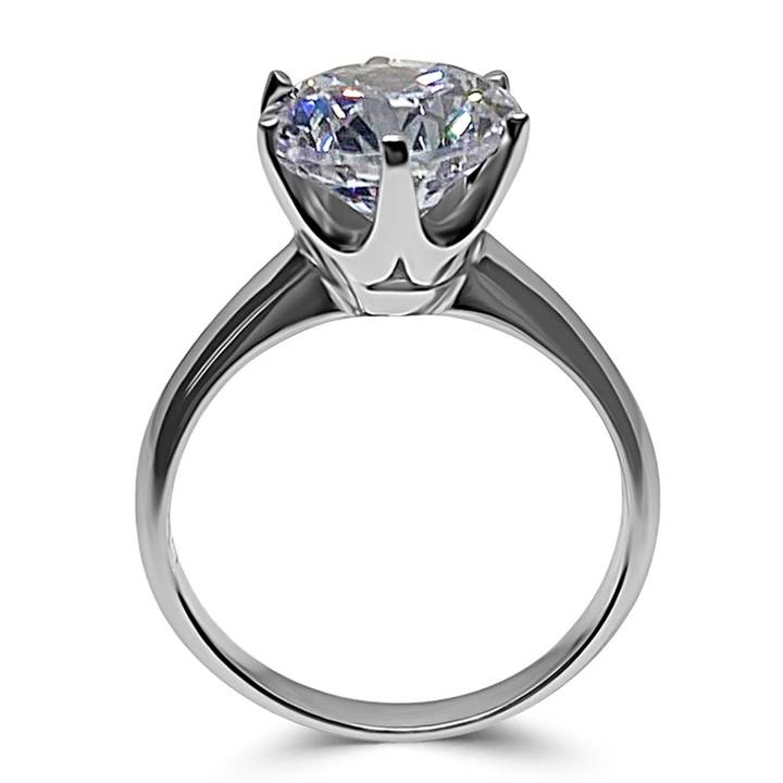 3 carat fake diamond ring
