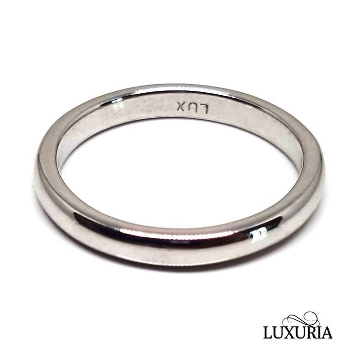 3mm silver band ring