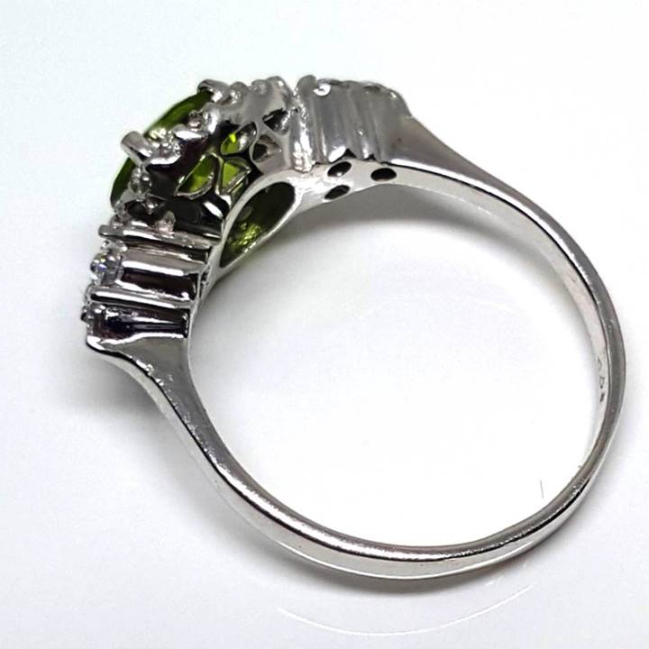 peridot gemstone birthstone ring